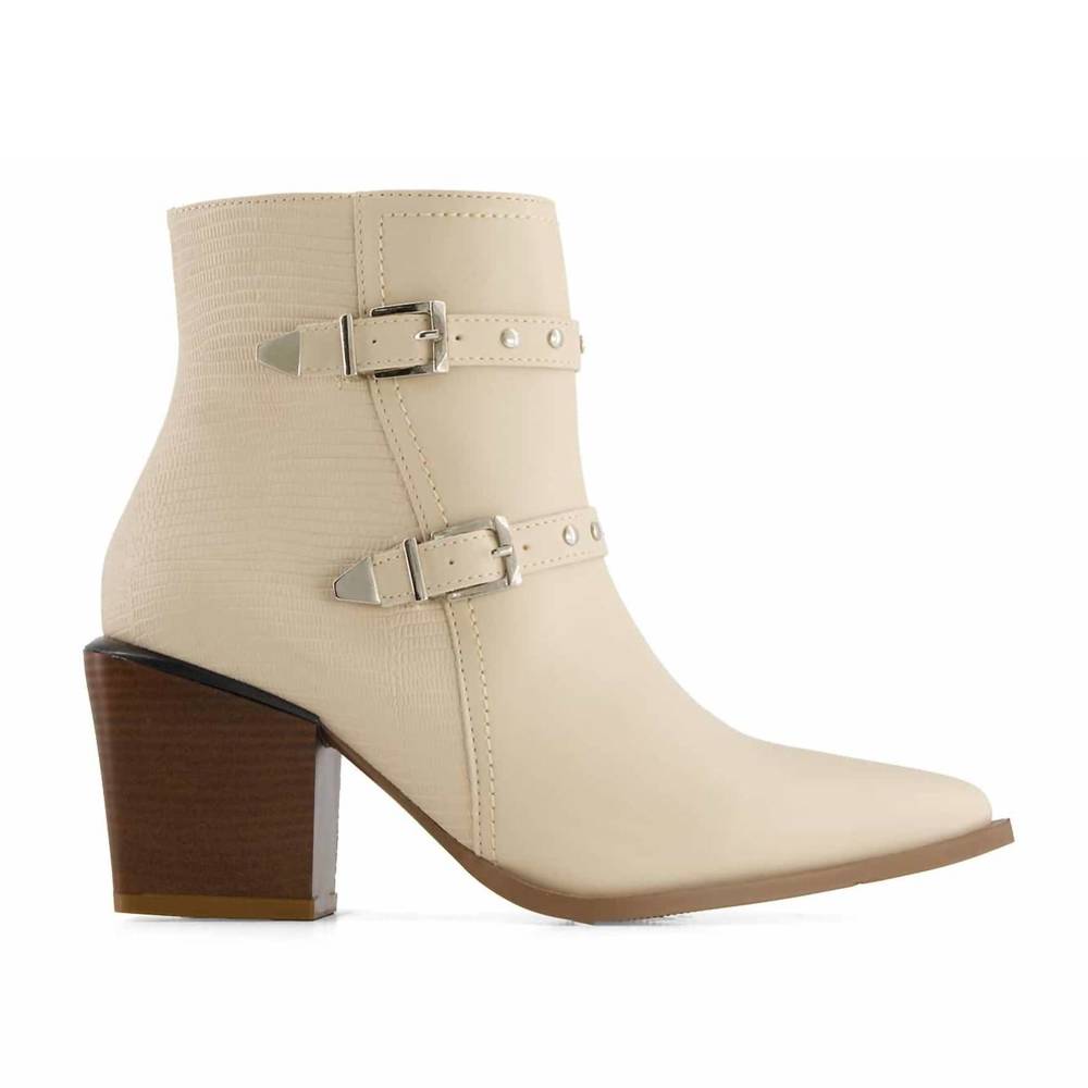 NEW FORASTERO women's fashion booties in beige